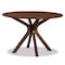 Baxton Studio Kenji Walnut Brown Finished 48-Inch-Wide Round Wood Dining Table 169-10893 - alternate 1